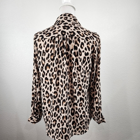 Ann Taylor Petite Leopard Print Tunic Size SP - Picture 5 of 7